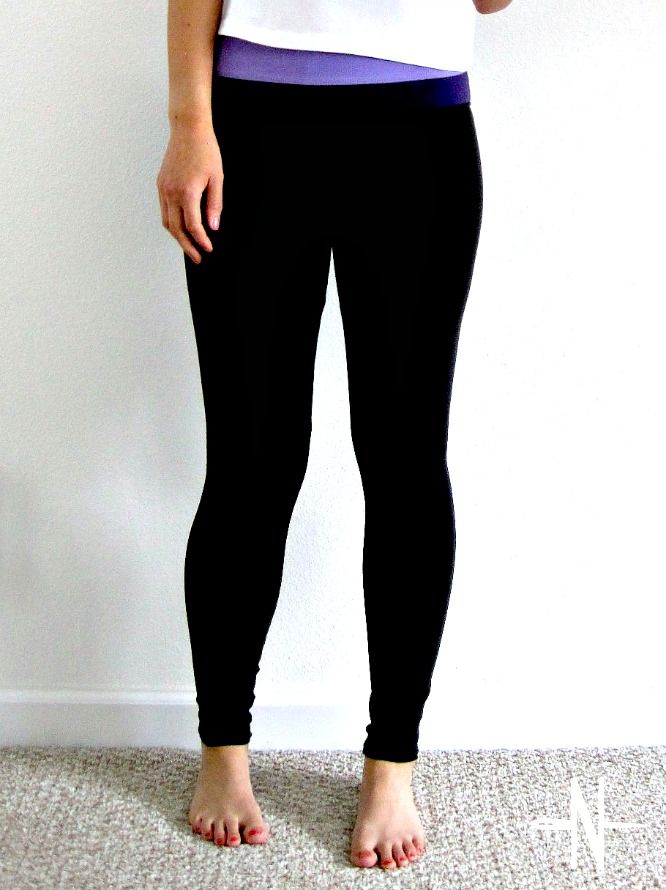 Yoga Pants to Leggings: Clothing Upcycle | She's Got the Notion