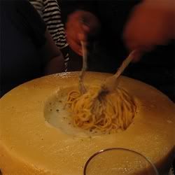Spaguetti en Parmesano