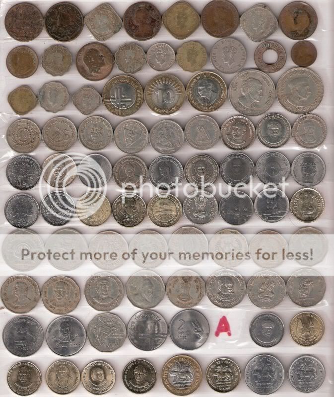 RARE BRITISH, REP INDIA LARGE COLLECTN 181 DIF COINS #A  