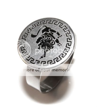 LEO ZODIAC STAR SIGN STAINLESS STEEL RING SIZE O  
