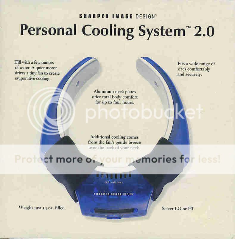 New Sharper Image Personal Cooling System 2 0 SM M