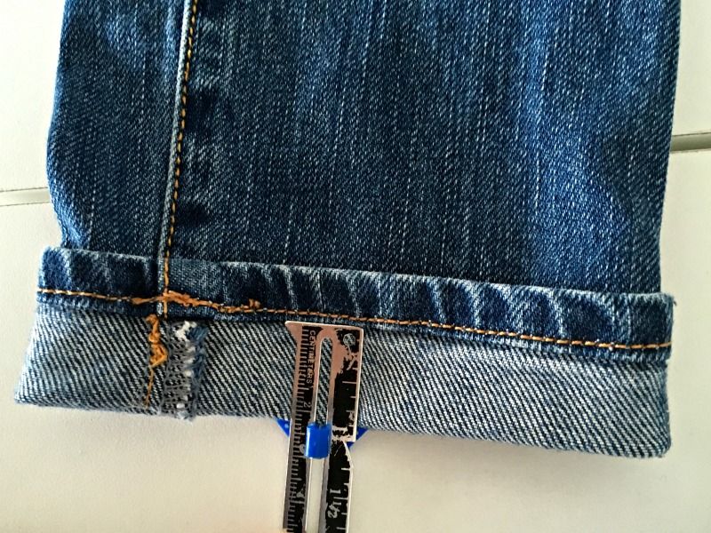 Shorten Jeans and Keep the Original Hem: how to shorten your denim ...