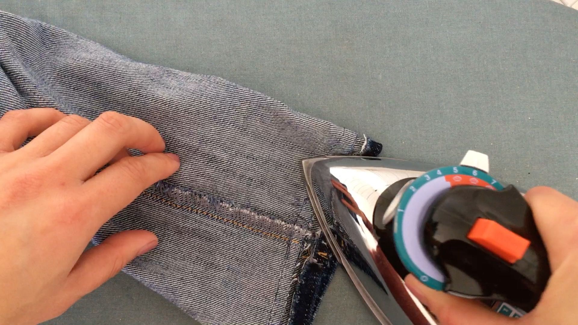 Shorten Jeans and Keep the Original Hem: how to shorten your denim ...