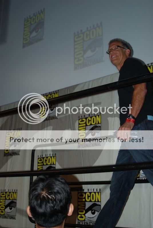 Carlton Cuse, executive producer and creator of Lost, arrives for the Comic-Con panel.