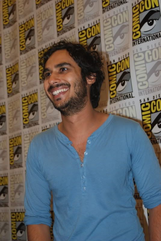 Big Bang Theory star Kunal Nayyar in the press room