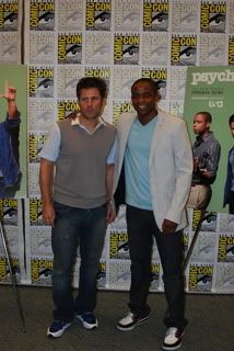 Psych stars James Roday and Dule Hill