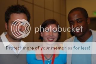 James Roday and Dule Hill with the ScriptPhD