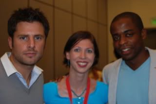 James Roday and Dule Hill with the ScriptPhD