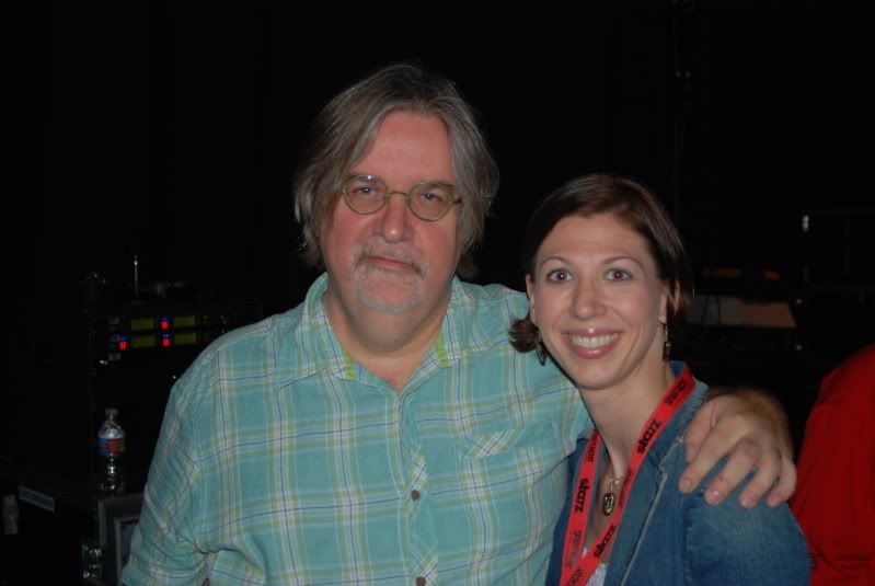 With The Simpsons and Futurama creator, illustrator and genius Matt Groening.