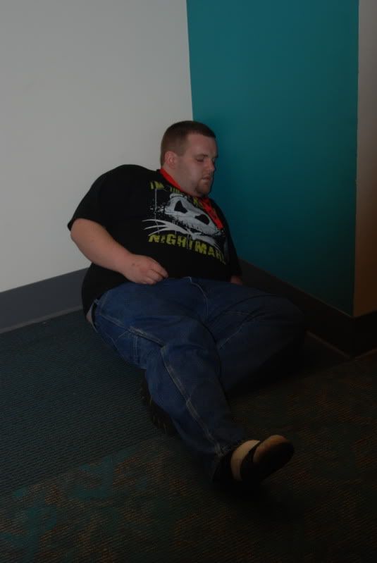 One dedicated Comic-Con goer has had just about all he can handle.