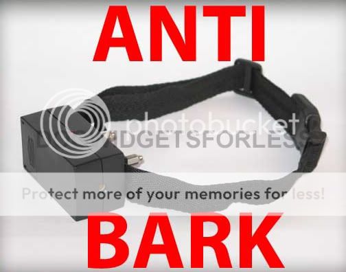 USA New Anti Barking Dog Training Shock No Bark Collar  