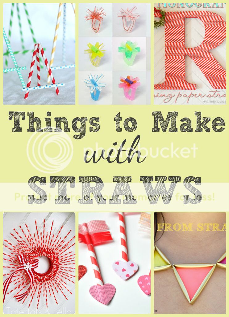 Crafts with Straws | Crafting in the Rain