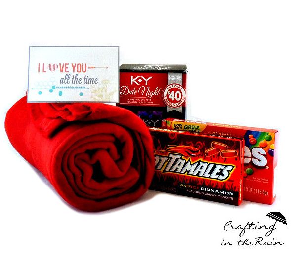 Valentine Gift Basket | Crafting in the Rain #ad #kydatenight #cbias