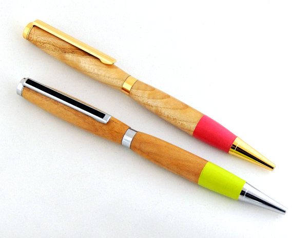 Painted Wood Pens | Crafting in the Rain