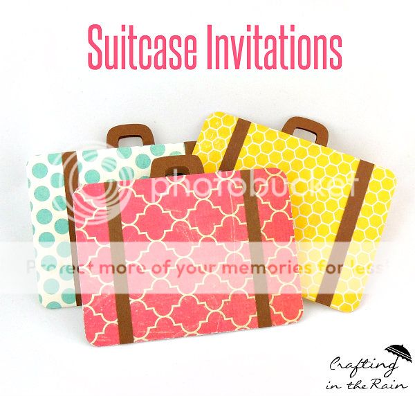 Suitcase Invitations | Crafting in the Rain